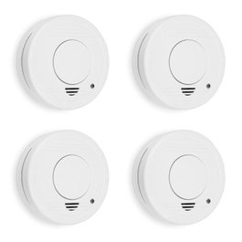 Smartwares Detector de humo 10.100.41, 4 unidades